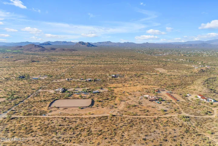 Aerial north facing