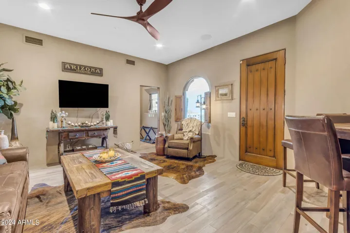 Attached casita living room