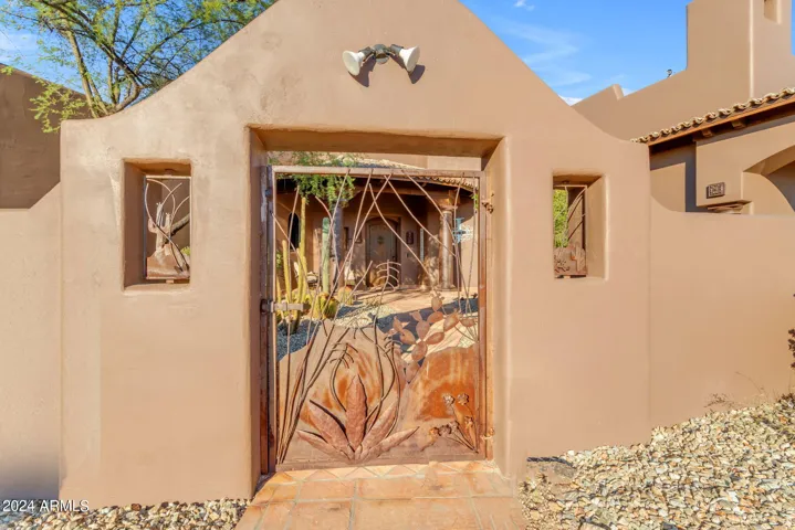 front courtyard gate