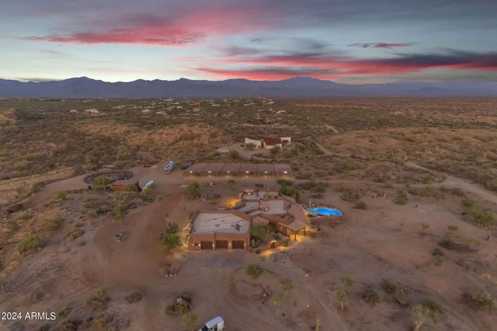 East facing view/Four Peaks twilight