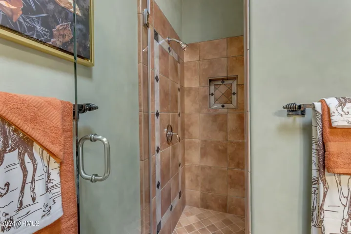 Guest bath walk in shower