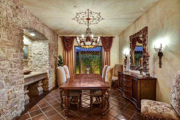 Open the French doors and listen to the bubbling fountain in the private courtyard.