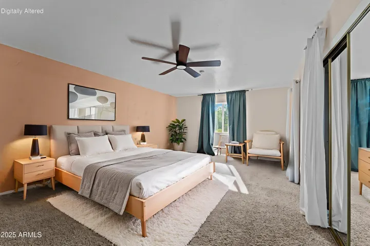 Virtual Staged Image -Master Bedroom