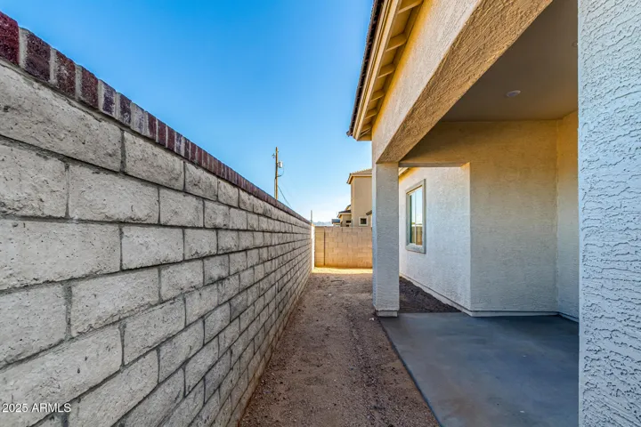 Backyard with Covered Patio