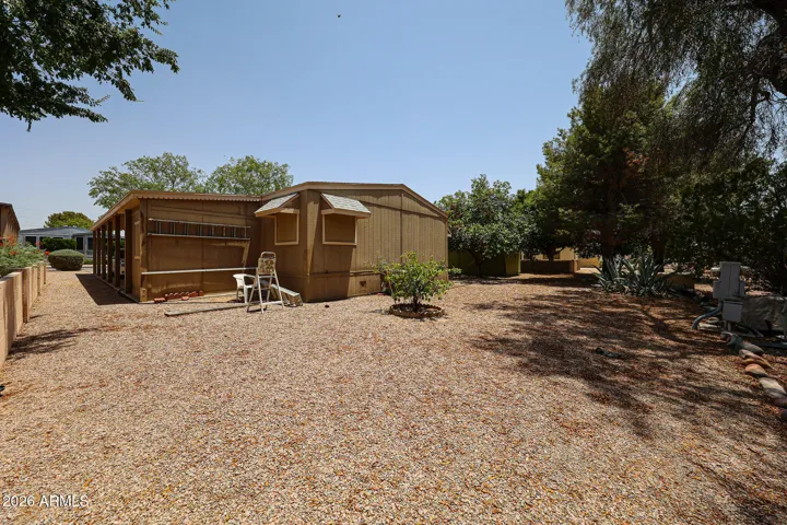 Back of lot. Plenty of room for a yard and an add 3 foot wall for privacy.