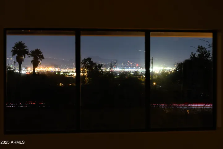 City light views from the living room!