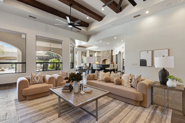 Great room floor plan.