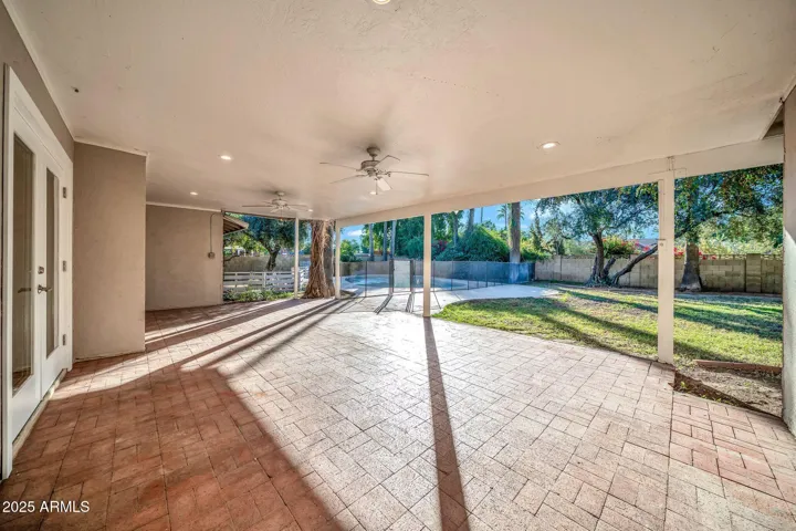Covered Rear Patio