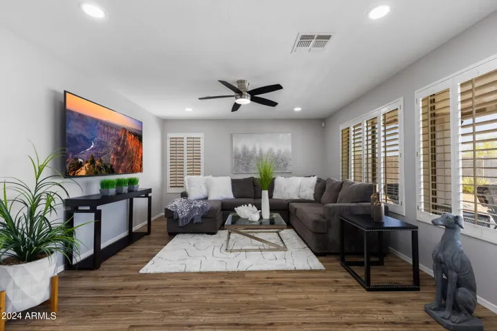 ROOMY SECTIONAL FOR ALL TO ENJOY WATCHING TV TOGETHER!