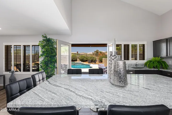 GREAT VIEWS OUT OF THE KITCHEN AND FAMILY ROOM!