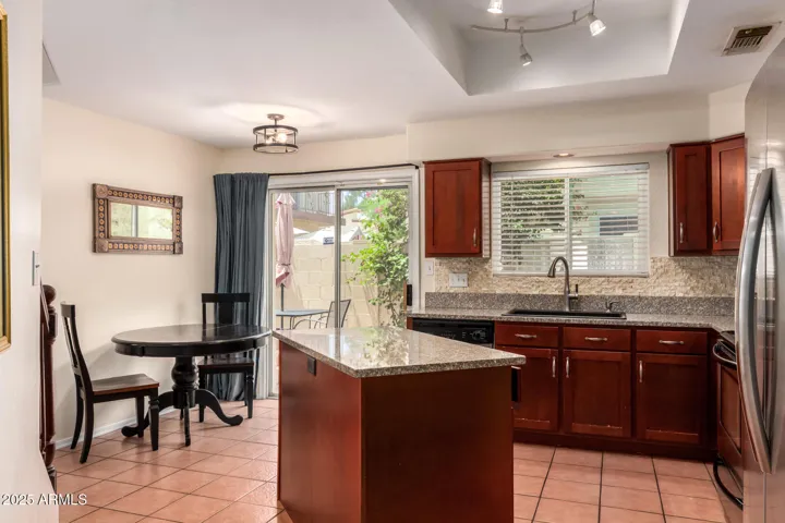 Kitchen access to side patio