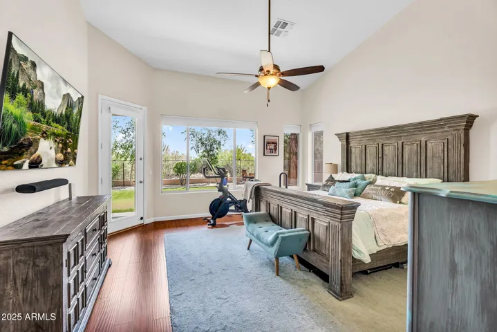 Master bedroom. Tons of natural light
