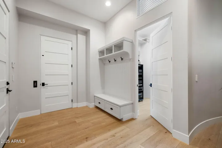 Mudroom and Elevator - off Garage