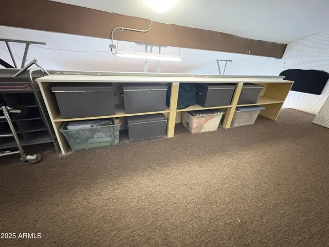 With Storage Shelving