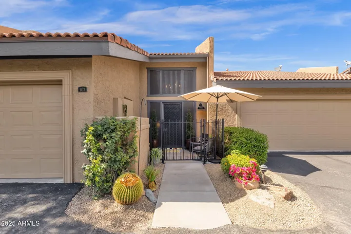 Gated Front Patio