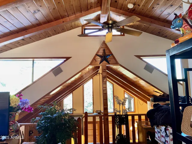 View of Ceiling and Windows from Loft