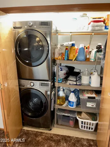 Laundry Closet on Main Level