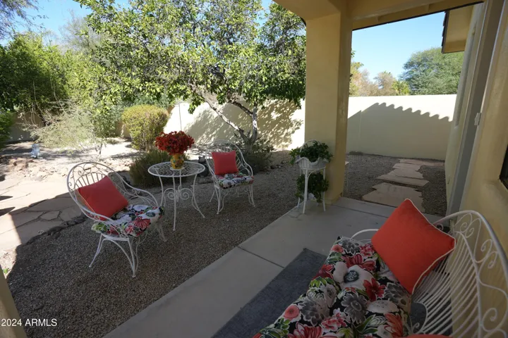 private patio