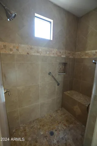large walk-in shower