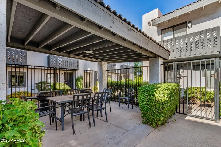 Community Grill and Hangout Area