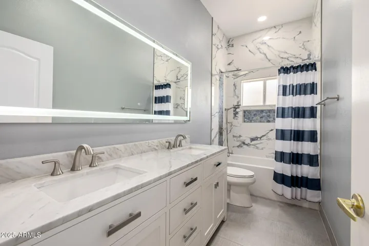 Remodeled upstairs bath