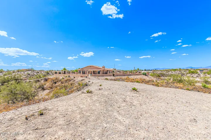 Back of house seen from far lot