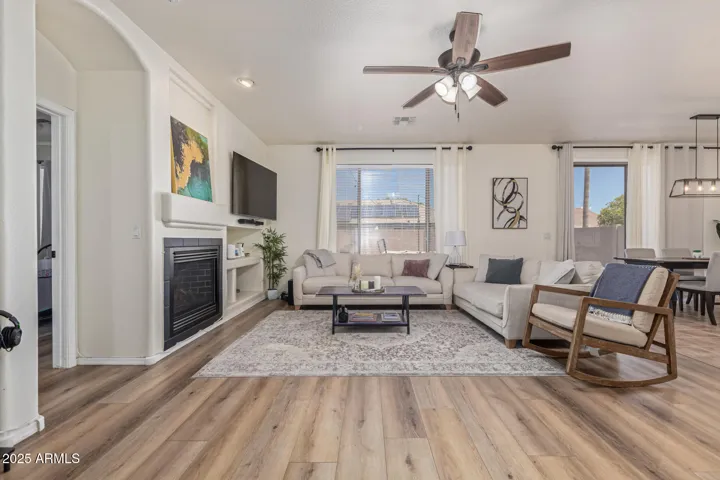 Living Room with tons of Natural Light!
