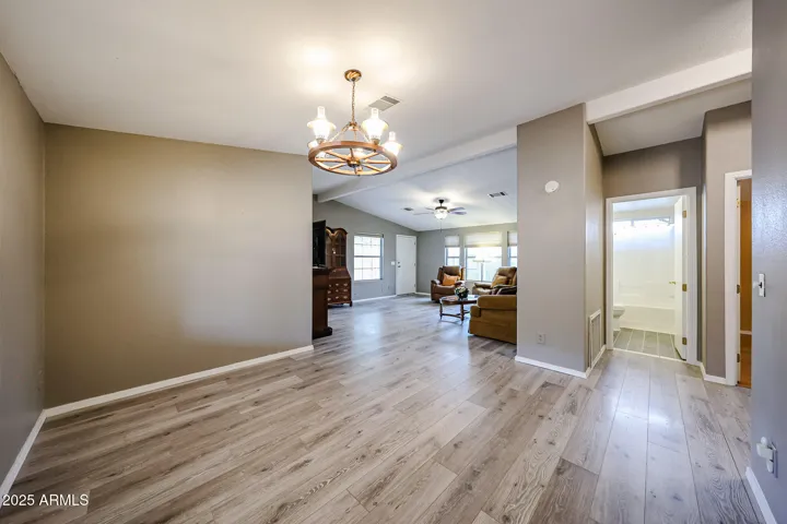 Formal dining could be second living room or an office