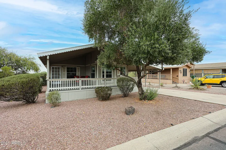 Curb appeal-covered front porch