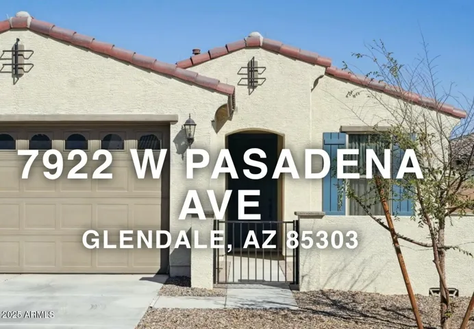 7922 W PASADENA  Avenue, Glendale, AZ 85303
