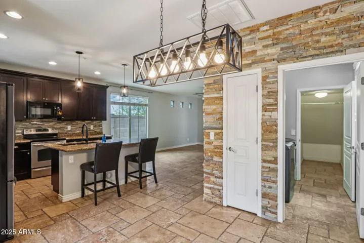 dining, laundry and underneath stairs storage