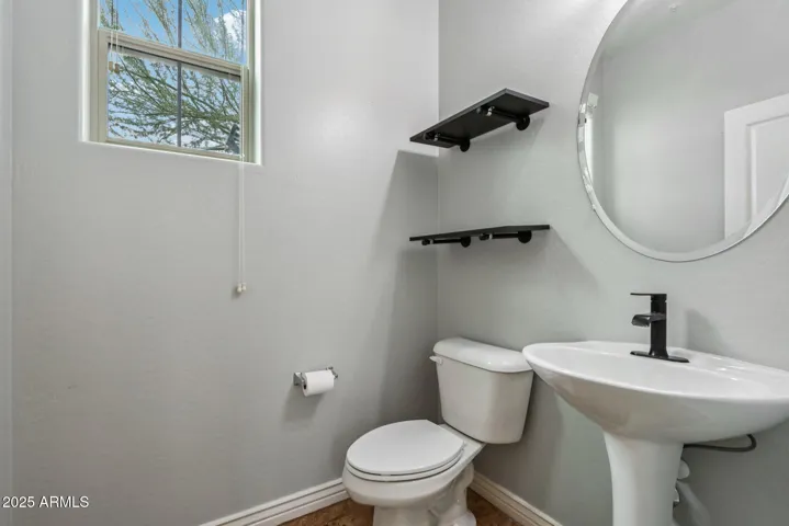 downstairs half bath