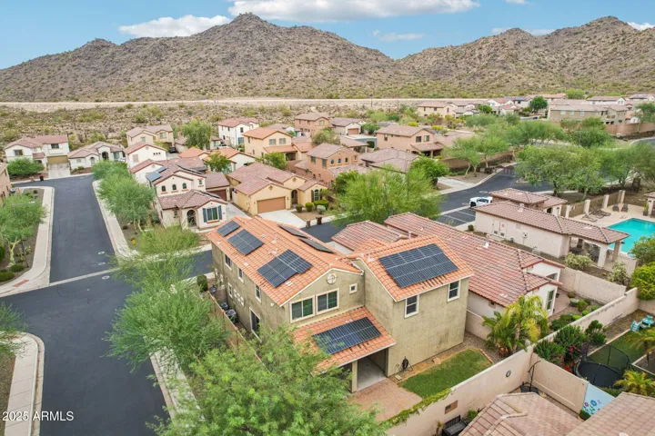 neighborhood and mountain views