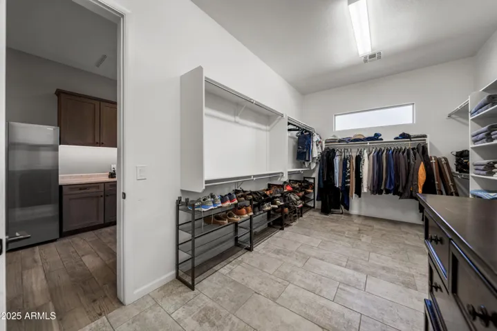 One of the Two Primary closets