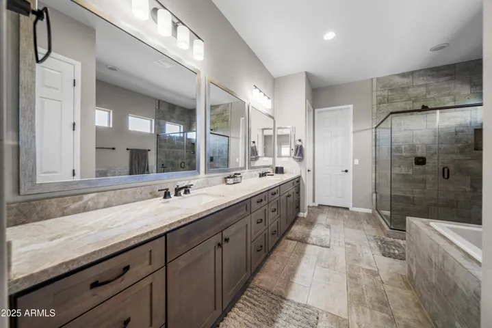 Primary bath with Double Sinks