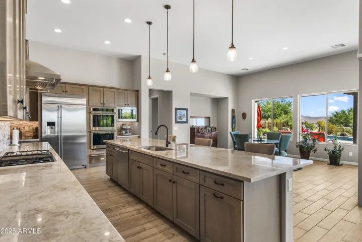 Kitchen open to Dining Rm and Greatroom