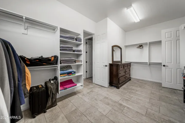 Primary closet