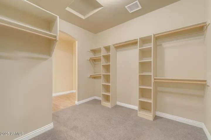 Digital Rendering of Closet Empty