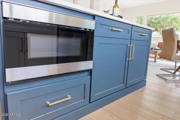 Built-in Drawer Microwave in Stainless Steel