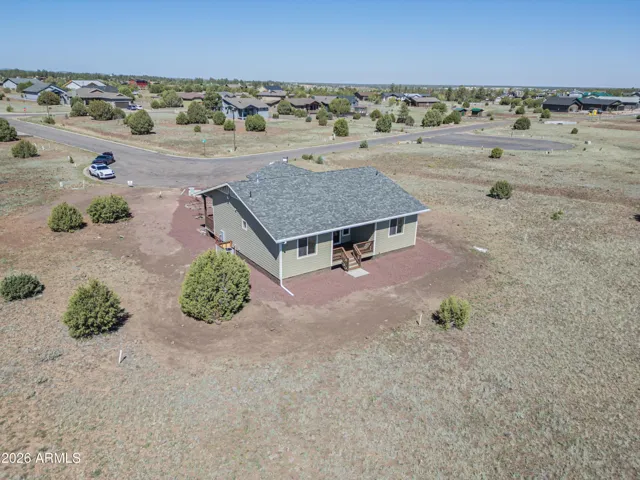 Aerial View of back of home