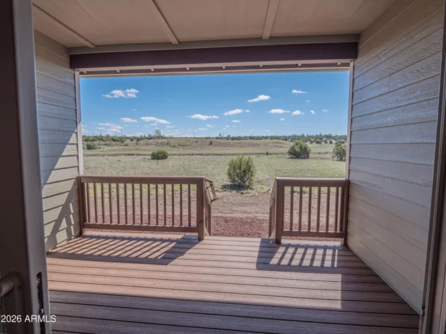 Covered back porch