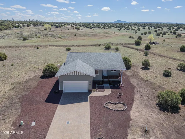 Aerial view front of home