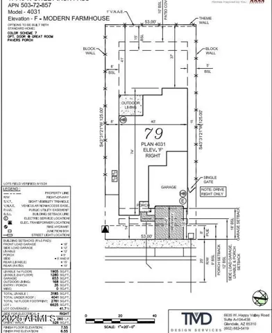17145 W Sweet Iron Pass - Preliminary Plot Plan