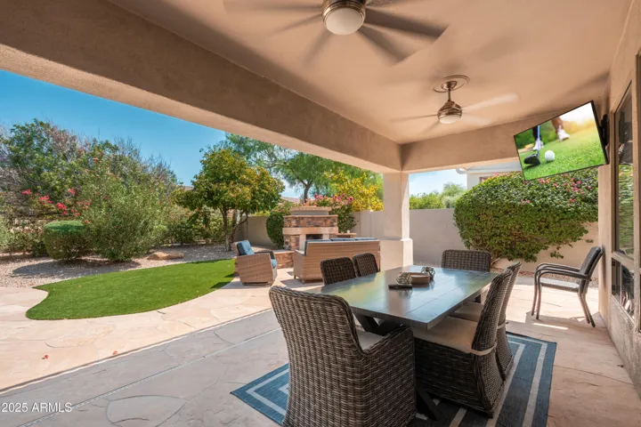 Large Covered Patio w/Tv Hook-up