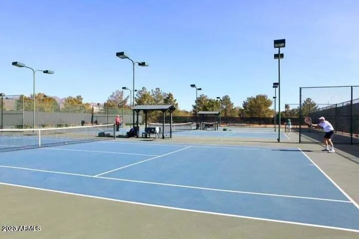 There's a tennis and racquet ball center at Scottsdale Ranch Park.