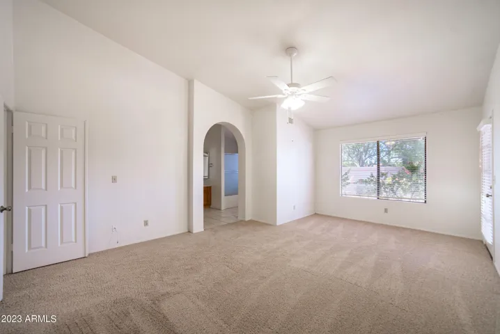 Your master bedroom is spacious and peaceful with private access to the rear yard.