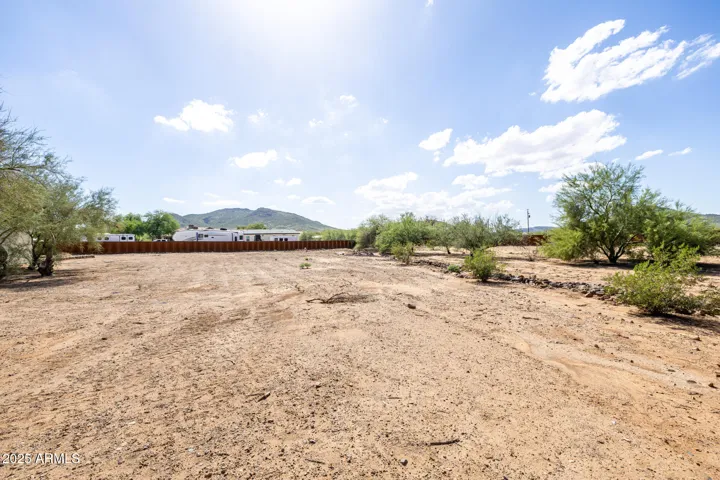 View facing South from house/middle of parcel. Build envelope here is conservative 40x80.