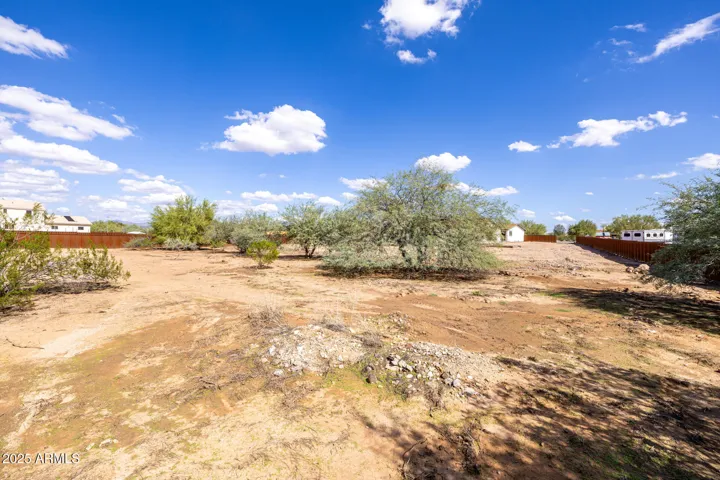 View from Southwest corner of rear grounds.