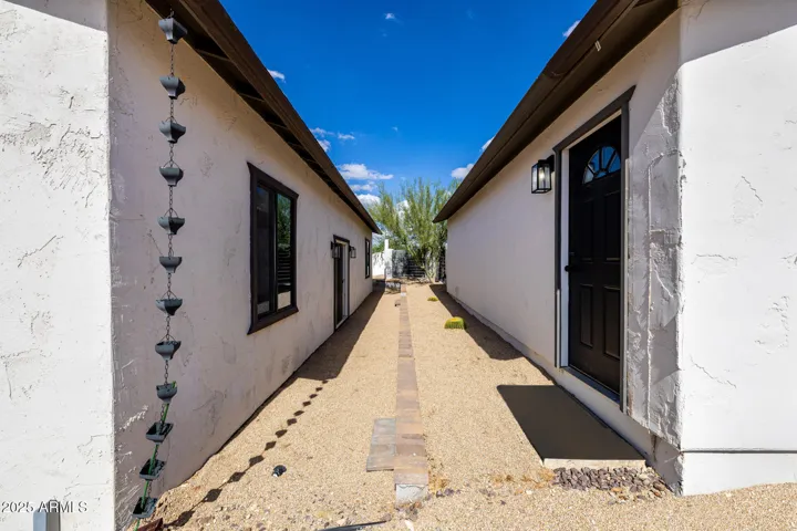 Main Courtyard side yard.