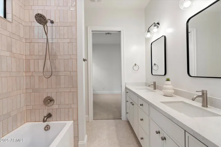 DUEL VANITIES IN SHARED BATHROOM 2 & 3